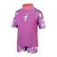 Speedo Kids' Rash Top Set One Piece Swimsuit Pink/Pink