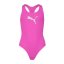 Puma Kids' One Piece Swimsuit Fluo Pink