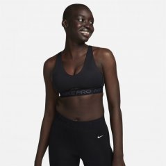 Nike Pro Indy Plunge Women's Medium-Support Padded Sports Bra Black/Grey