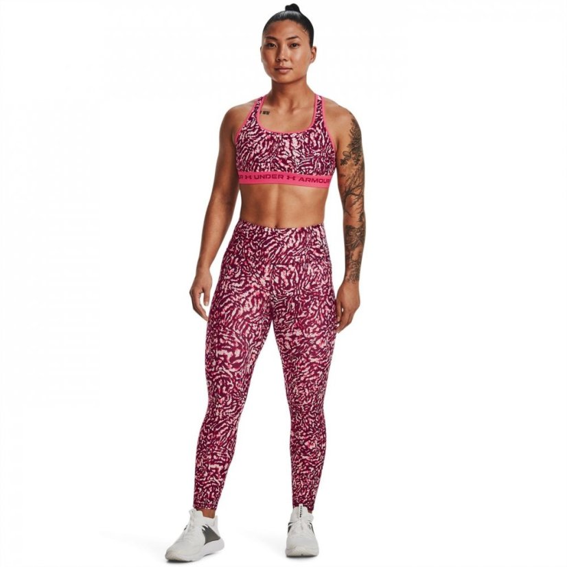 Under Armour Armour AOP Ankle Leggings Womens Pink