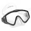 Gul Snorkeling Set - Tempered Glass Diving Mask & Splash-Proof Snorkel Black