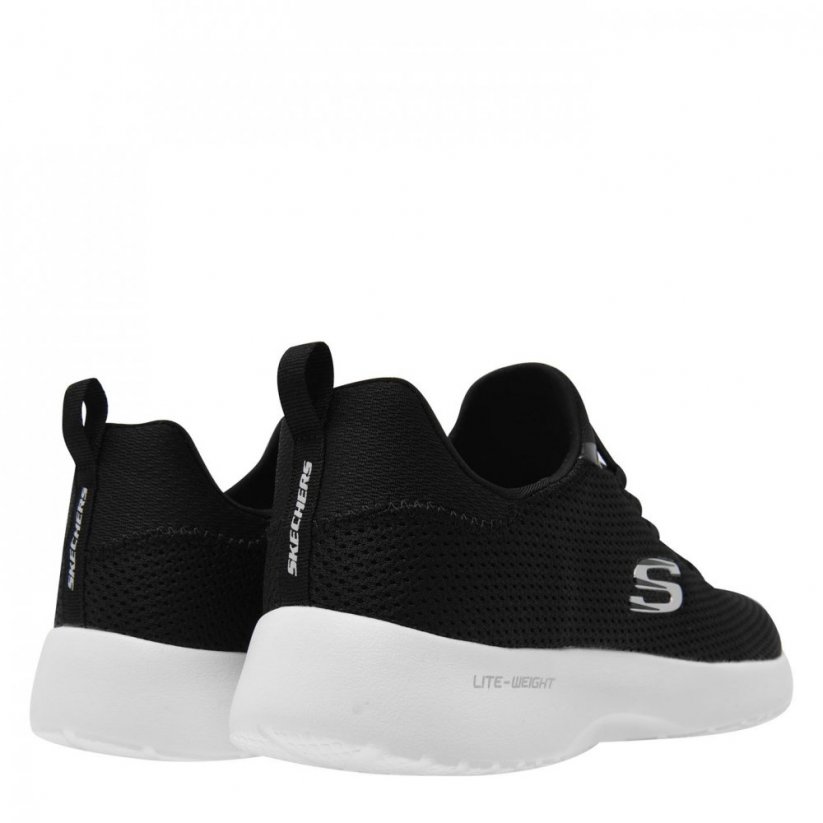 Skechers Dynamight Mens Trainers Black/White