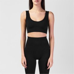 Miso Crop Top Womens Black