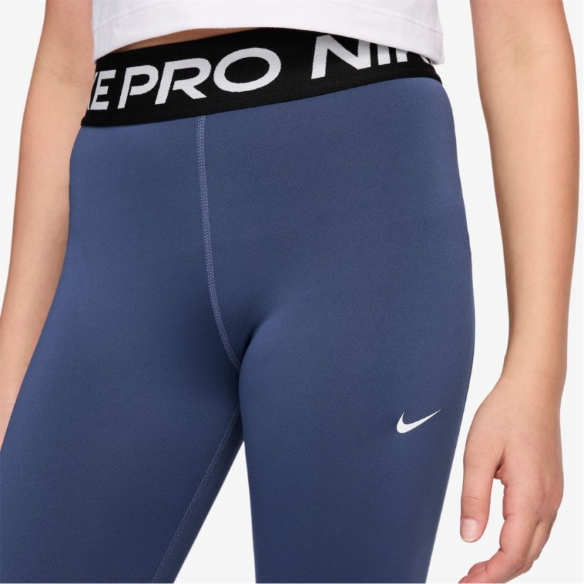 Nike Pro Girls Tights Mystic Navy