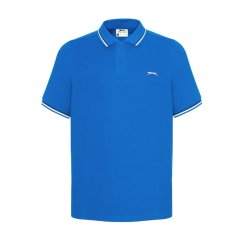 Slazenger Tipped pánske polo tričko Royal