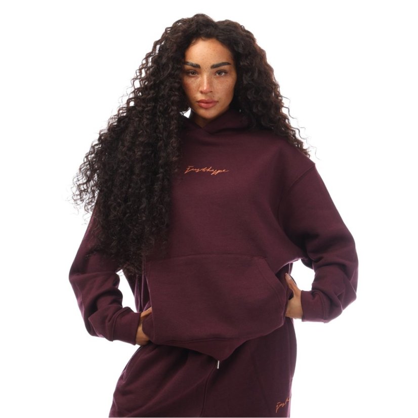 Hype Unisex Adults Hoodie Purple