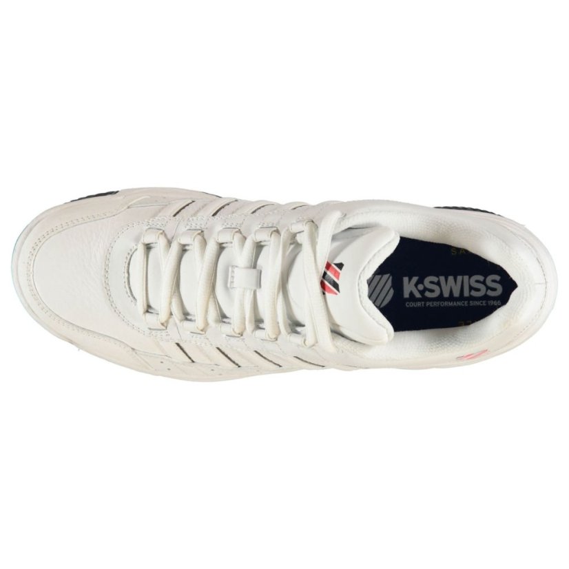 K Swiss K Court Blast pánská tenisová obuv White/Black/Red