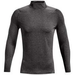 Under Armour Men's Fitted Mock Baselayer Top Gray