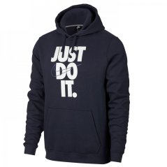 Nike Just Do It Hoodie Mens Navy