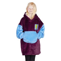 Team Football Officially Licensed Sherpa Fleece Hoodie for Kids Aston Villa FC
