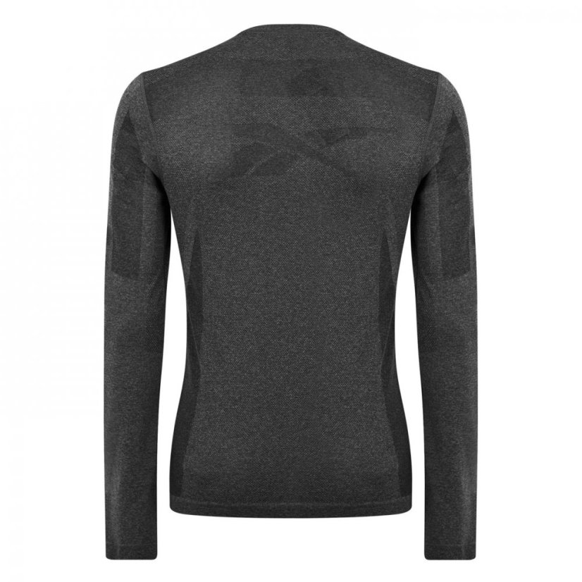 Reebok United By Fitness Myoknit Seamless Long-Sleeve Top Gym Mens Black