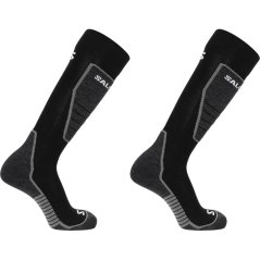 Salomon Aces 2 Pack Ski Socks Mens Black