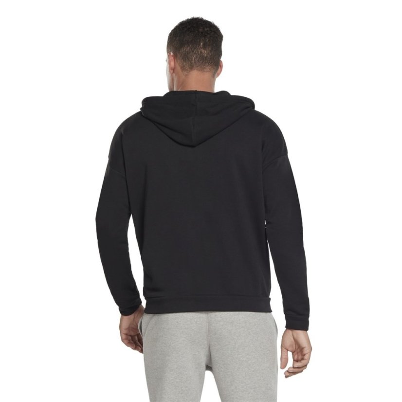 Reebok Workout Ready Piping Zip-Up Sweatshirt pánská mikina Black