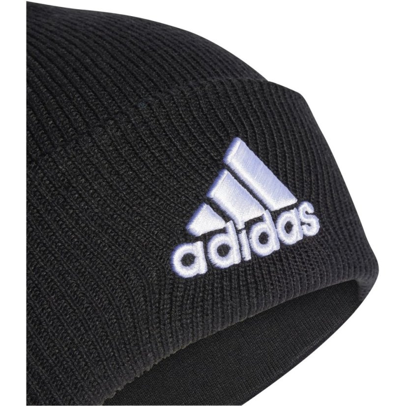 adidas Logo Beanie Black/White