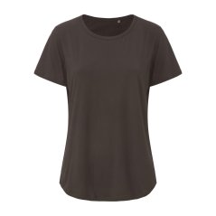LA Gear LA Gear Essential Pleat-Back dámske tričko Brown