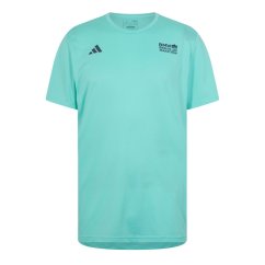 adidas Men's Ber23 Legends Short-Sleeve Performance Gym Top aqua