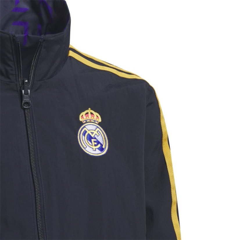 adidas Real Madrid Anthem Jacket 2023/2024 Juniors Purple