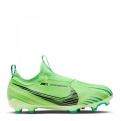 Nike Mercurial Vapour 15 Academy Firm Ground Football Boots Juniors Green/Black
