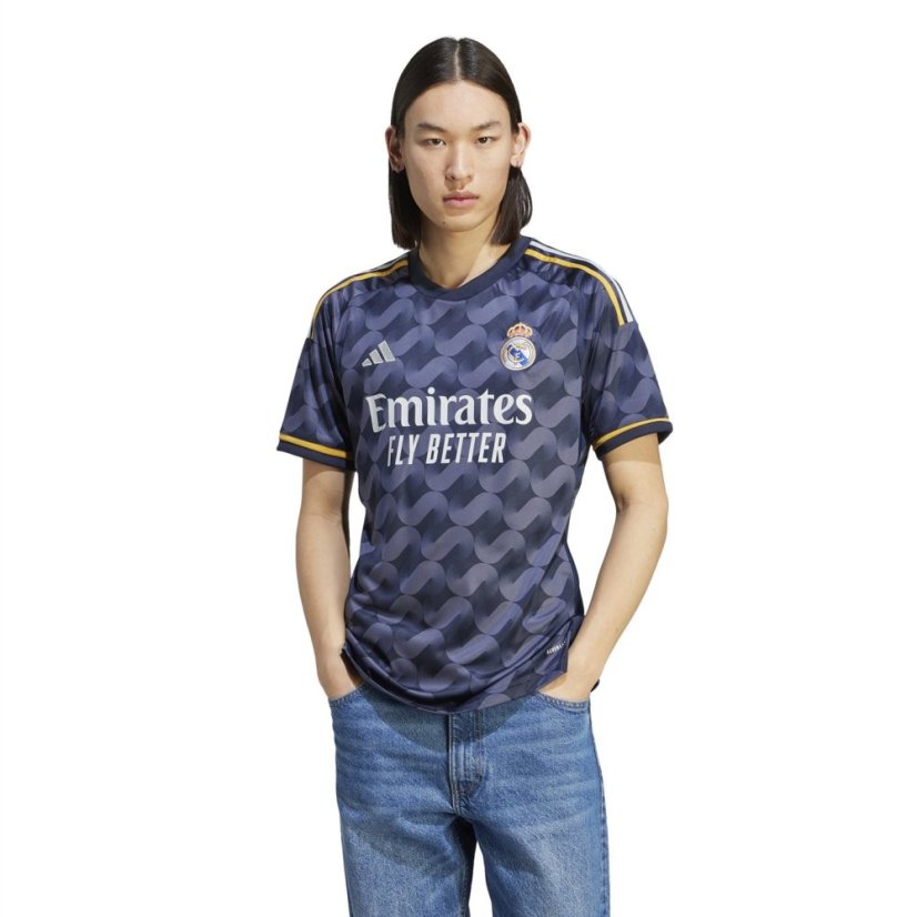 adidas Real Madrid Away Shirt 2023 2024 Adults Legend Ink