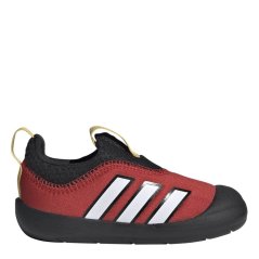 adidas Kids' Monofit Mickey I Slip on Trainers Collegiate Red