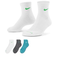 Nike Everyday Plus Cushioned Training Ankle Socks (3 Pairs) White