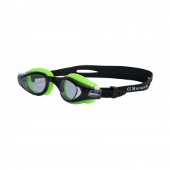 Slazenger Aero Swimming Goggle Junior Black/Green