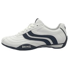 Lonsdale Camden Trainers Junior White/Navy