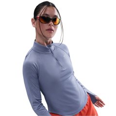 Nike Women's T Flash Long Sleeve Running T-Shirt World Indigo