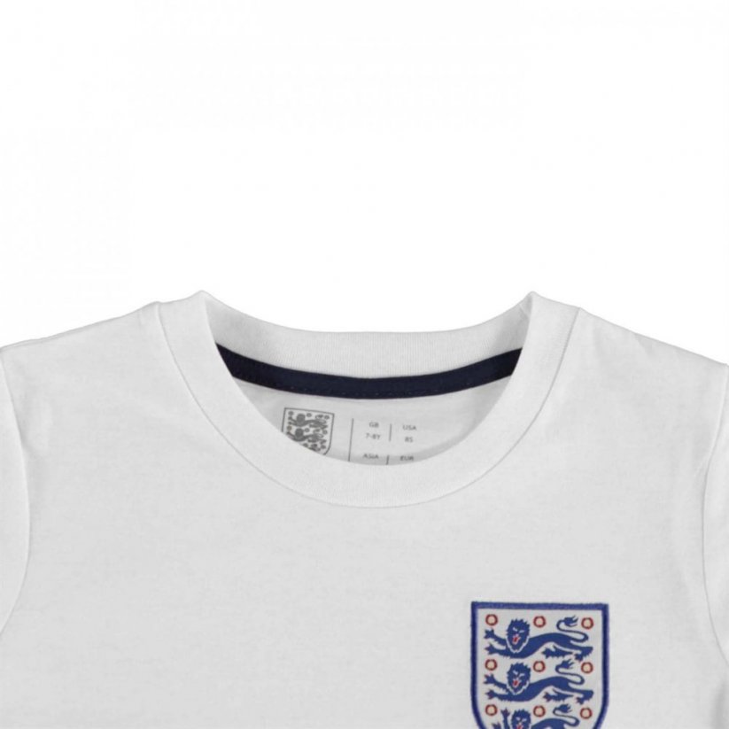 FA England Small Crest T Shirt Juniors White