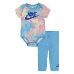 Nike Bodysuit and Leggings Set Babies Baltic Blue