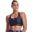 Under Armour HeatGear Armour Mid Padless Sports Bra Womens TemperedSteel