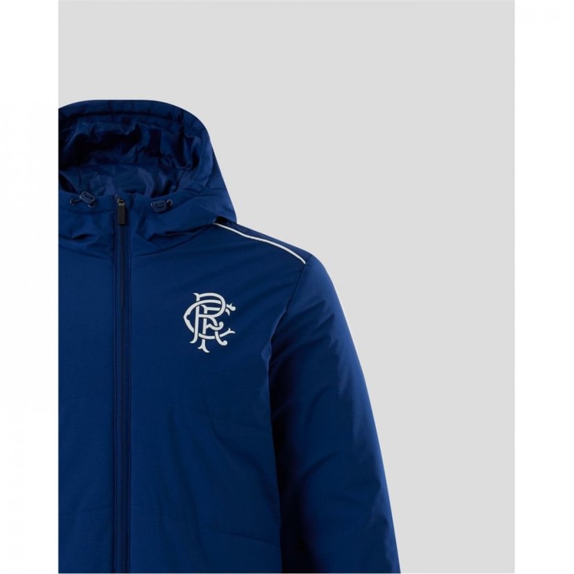 Castore Rangers Training Long Bench Jacket Navy