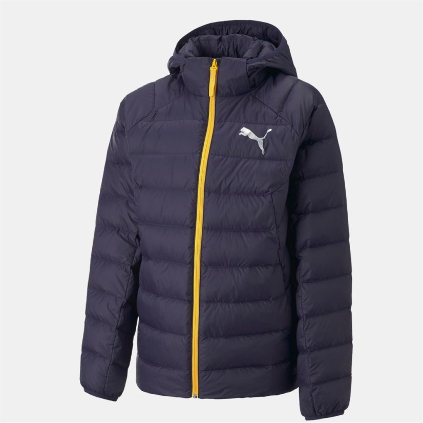 Puma Packlite Hooded Down Jacket Navy