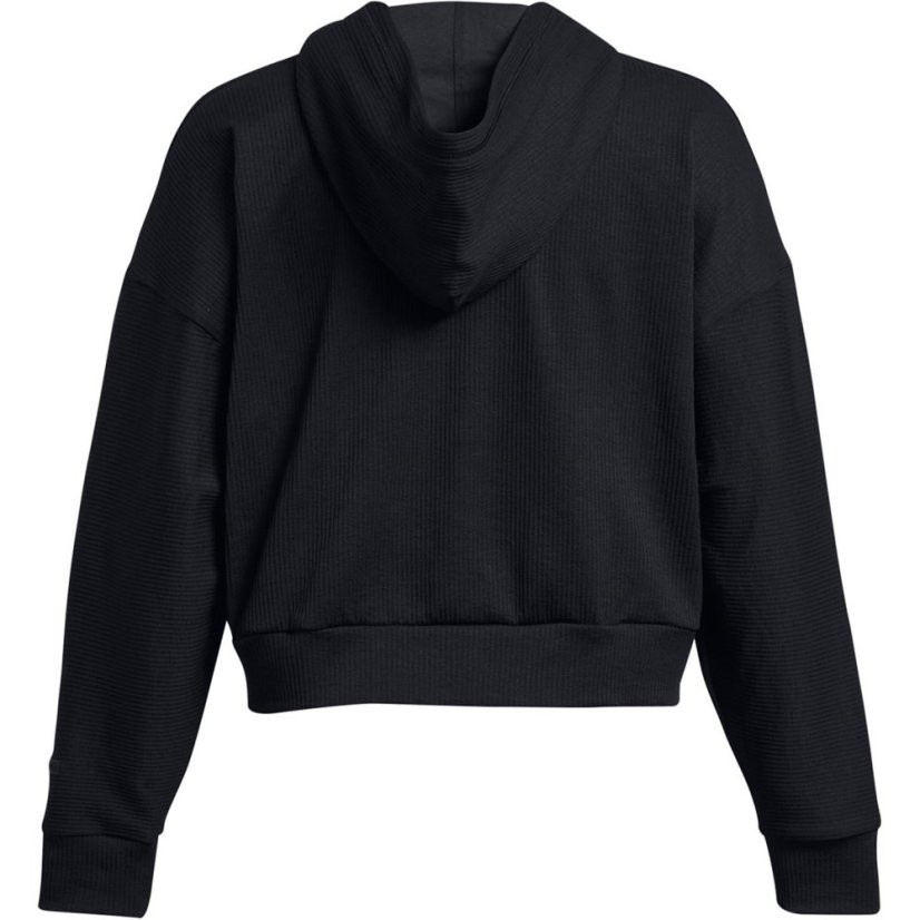 Under Armour Women's Journey Rib Over the Head Performance Hoodie Black