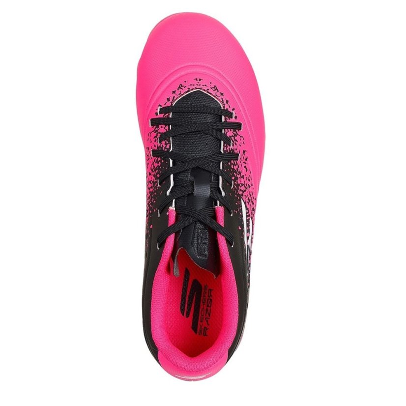 Skechers Razor Juniors Firm Ground Football Boots Black/Pink