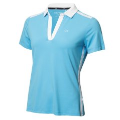 Calvin Klein Golf G Polo Ld99 Htge Blue White
