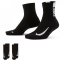 Nike Ankle 2 Pack Running Socks Black