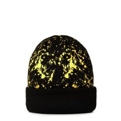New Era Kids' NewEra Splatter Beanie Black