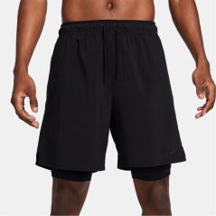 Nike Dri-FIT Unlimited Men's 7 2-in-1 Woven Fitness Shorts Black