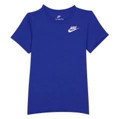 Nike NSW Futura T Shirt Infant Boys Royal Blue