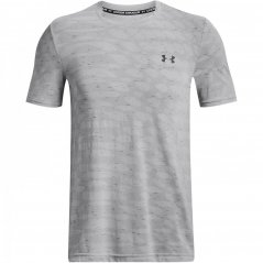 Under Armour Seamless T Shirt Mens Mod Grey