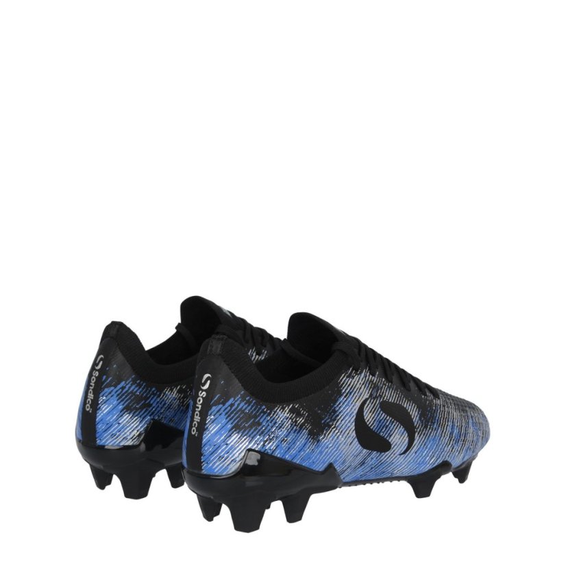 Sondico Blaze Junior FG Football Boots Black/Blue