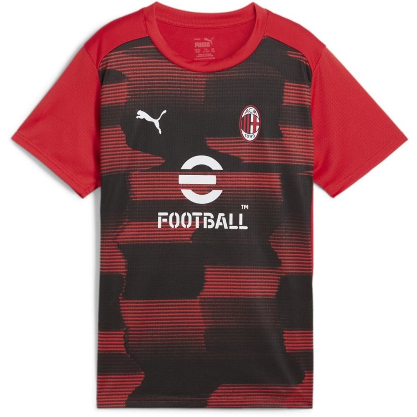 Puma AC Milan Pre-Match Shirt 2024 2025 Juniors Red