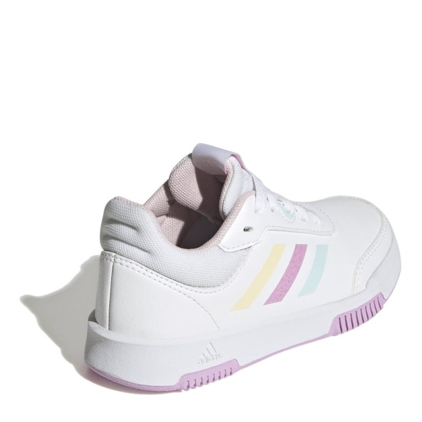 adidas Tensaur 3 Junior Girls Trainers White/Pink