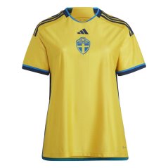 adidas Sweden Home Shirt 2022 Womens Yellow
