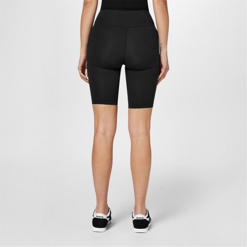 Reebok Identity Fitted Logo Shorts Womens Cycling Bibshort Black