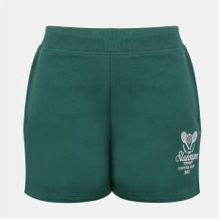 Slazenger Women's Fleece Jogger Shorts Green