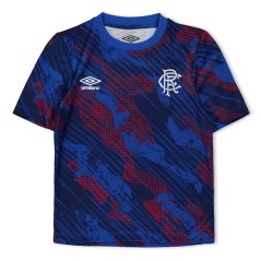 Umbro Juniors Umbro Rangers Pre Match Armed Forces Kit 2025 2026 Blue/Red