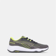 Karrimor Tempo Running Trainers Mens Grey/Lime