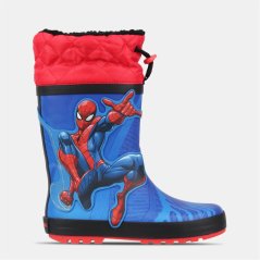Character Character Cuff Wellies Unisex Kids Spiderman